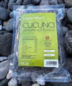 Cucunci sottosale di Salina 500gr